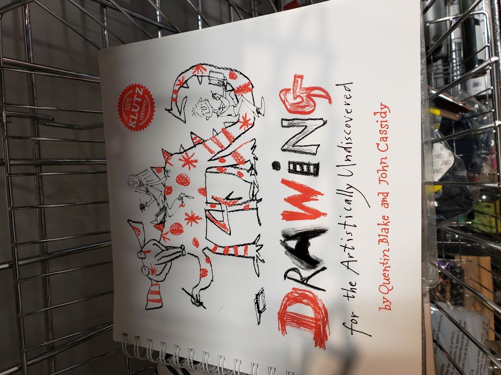 Most interesting thing of the store, a neat little art drawing book