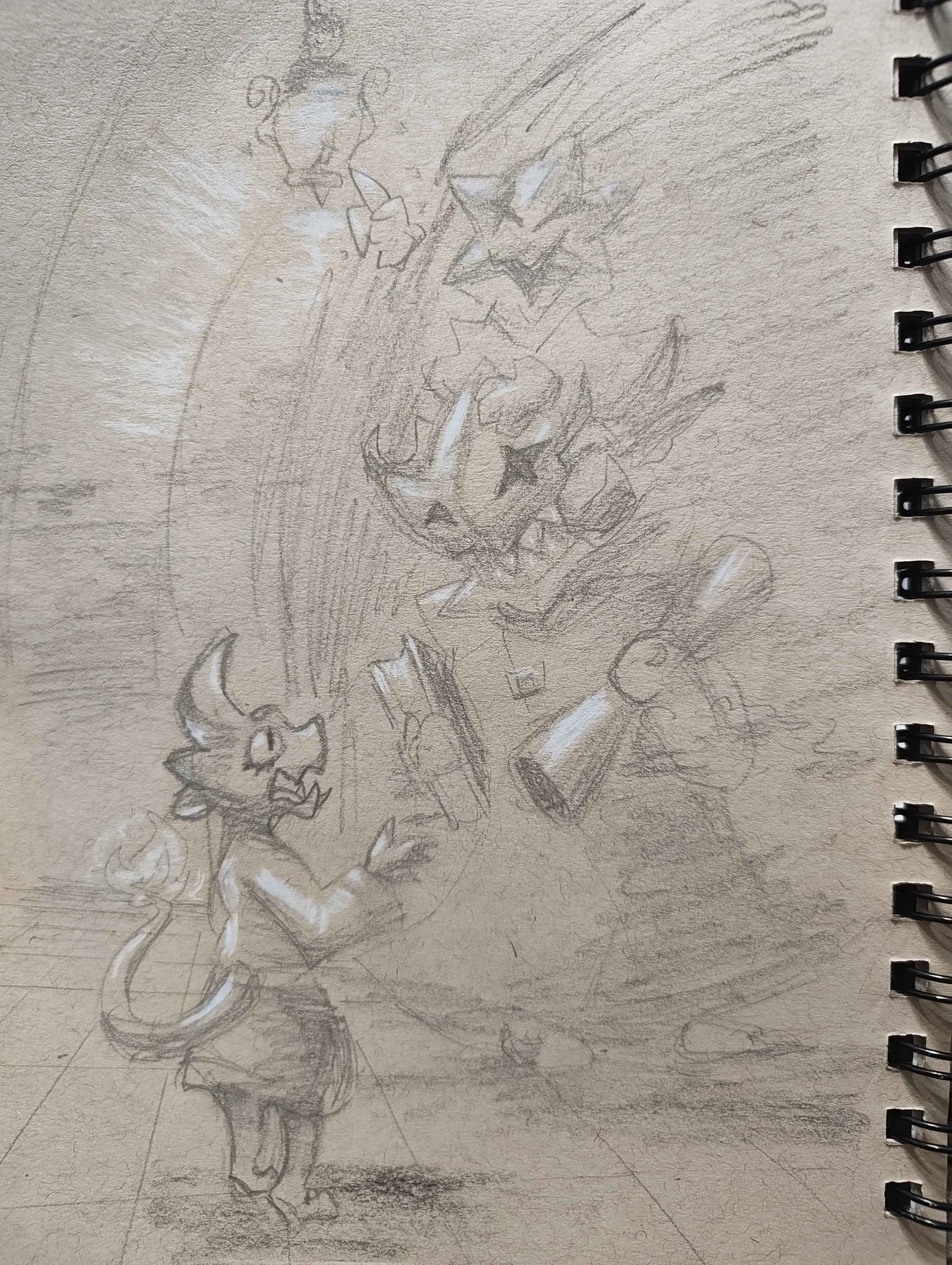 the little one is a demon. the other is a god